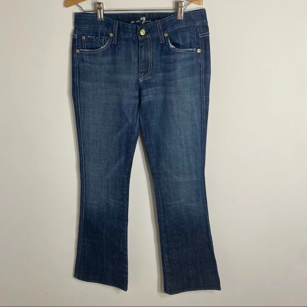 7 For All Mankind A Pocket Jeans Sz 27 Blue Women’s Flare